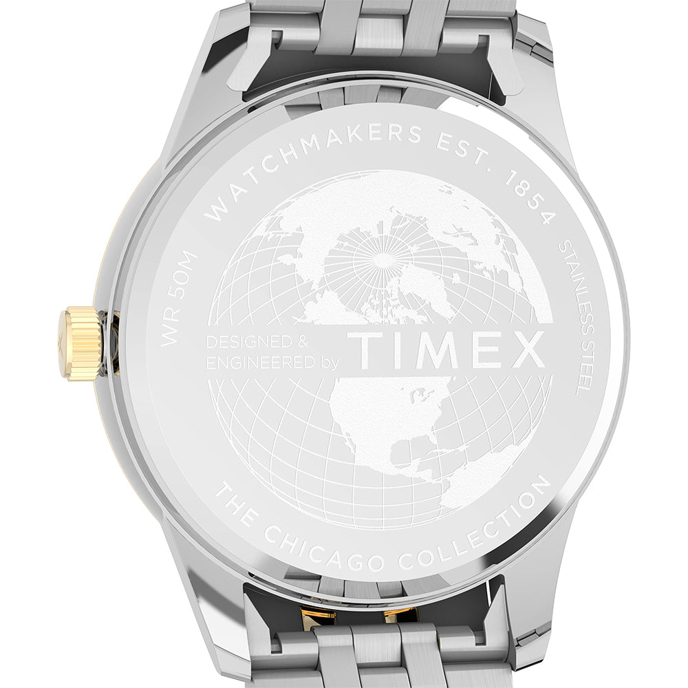 Chicago Multifunction 45mm Stainless Steel Band