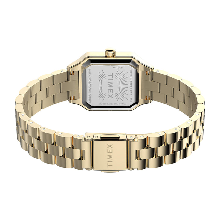 Legacy Square 2-Hand 23mm Stainless Steel Band