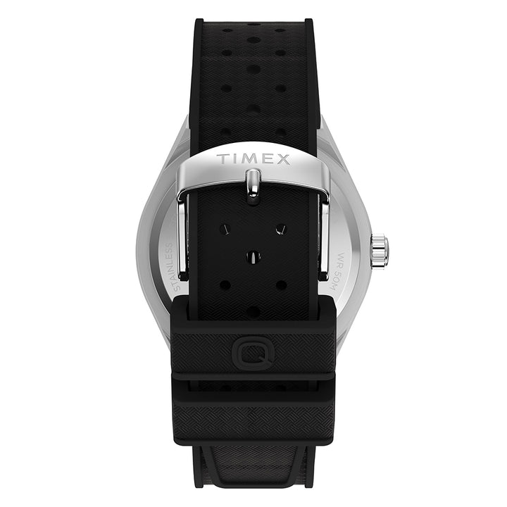 Q Timex Continental Gmt 39mm Rubber Band