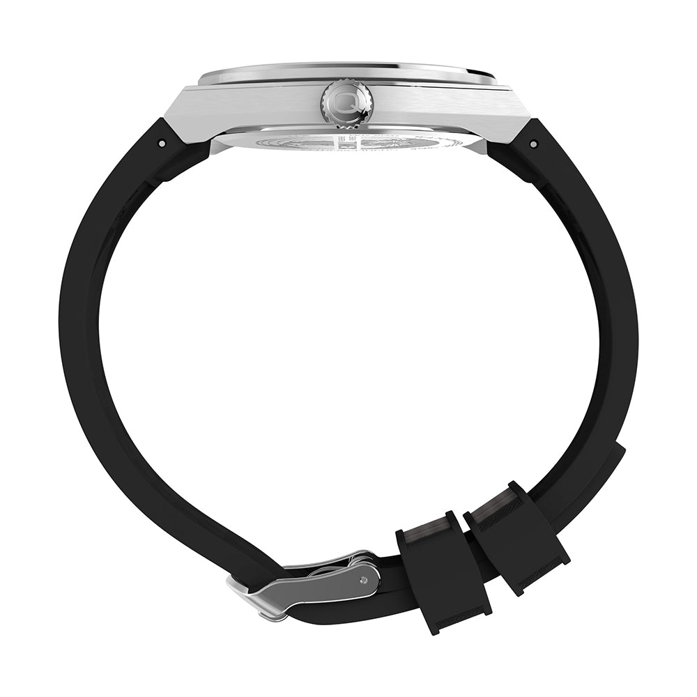 Q Timex Continental Gmt 39mm Rubber Band