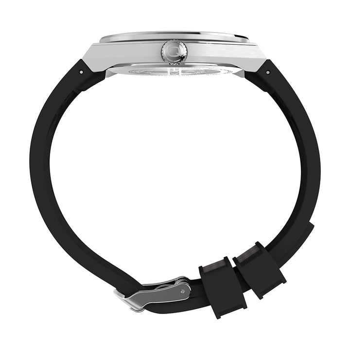 Q Timex Continental Gmt 39mm Rubber Band