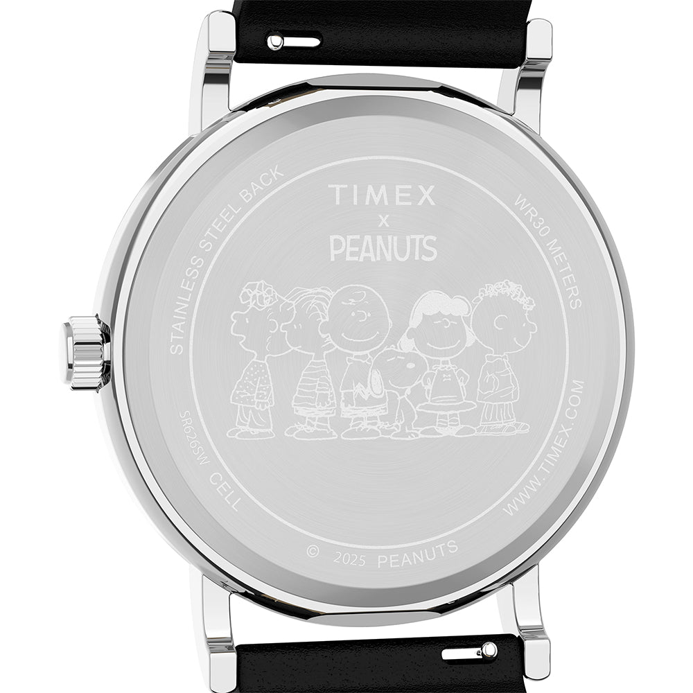Timex x Peanuts Weekender 3-Hand 38mm Leather Band