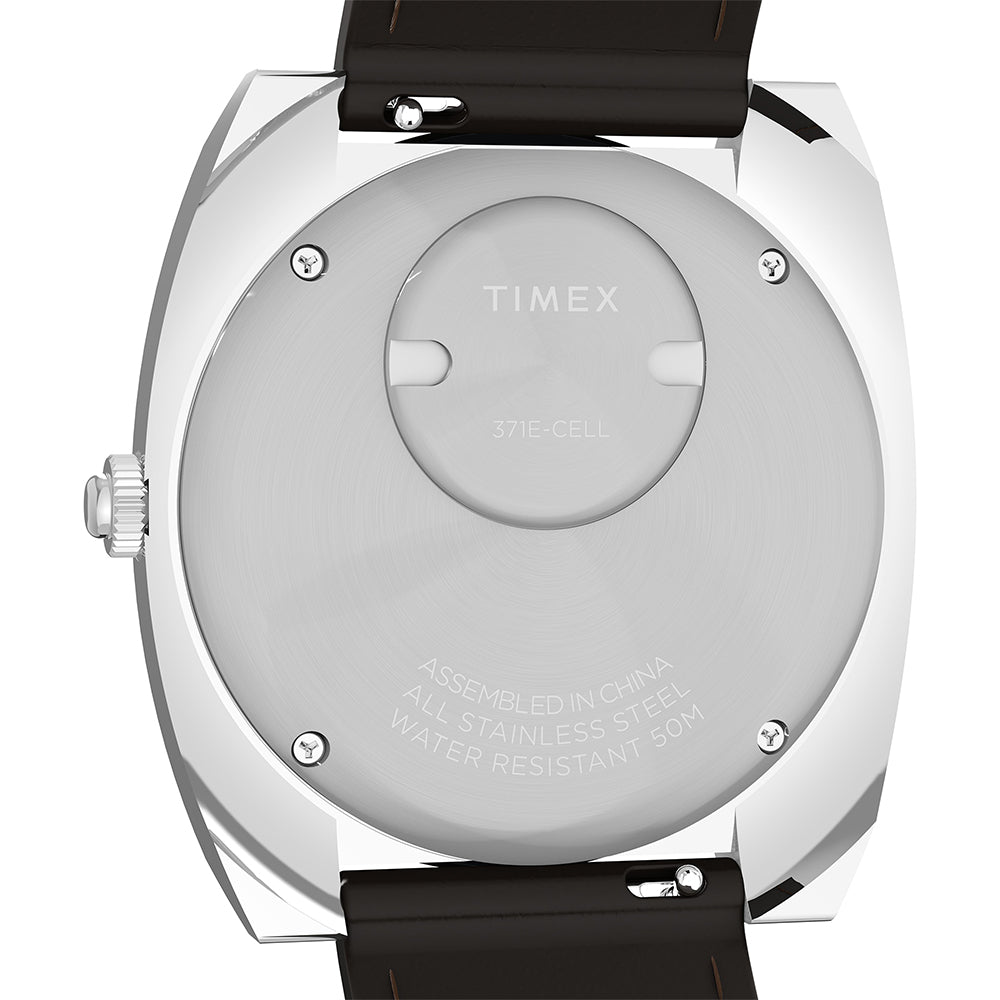 Q Timex 1972 Reissue Date 39mm Leather Band