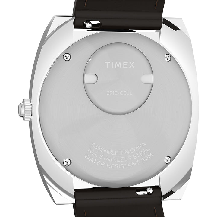 Q Timex 1972 Reissue Date 39mm Leather Band