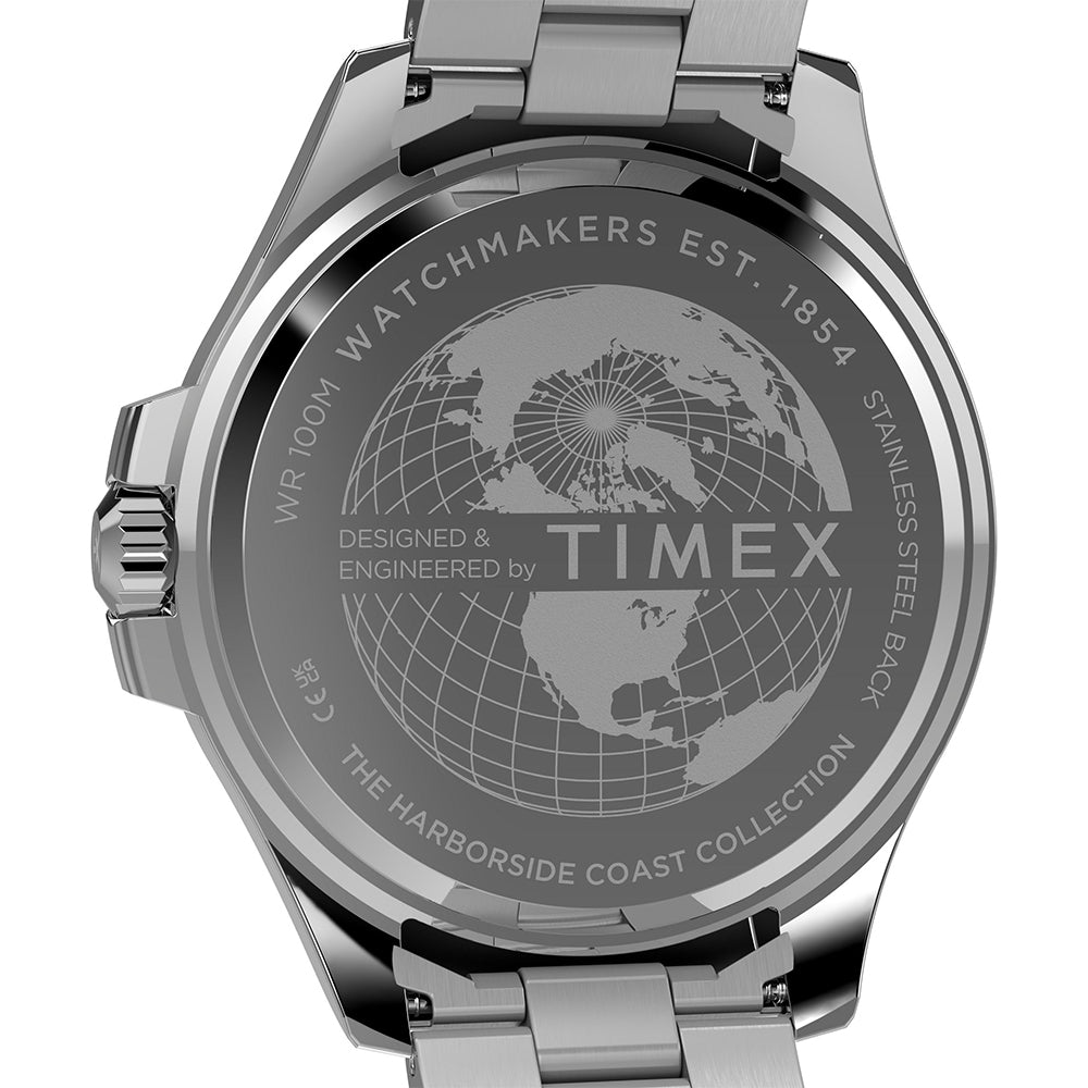 Harborside Coast Multifunction 43mm Stainless Steel Band