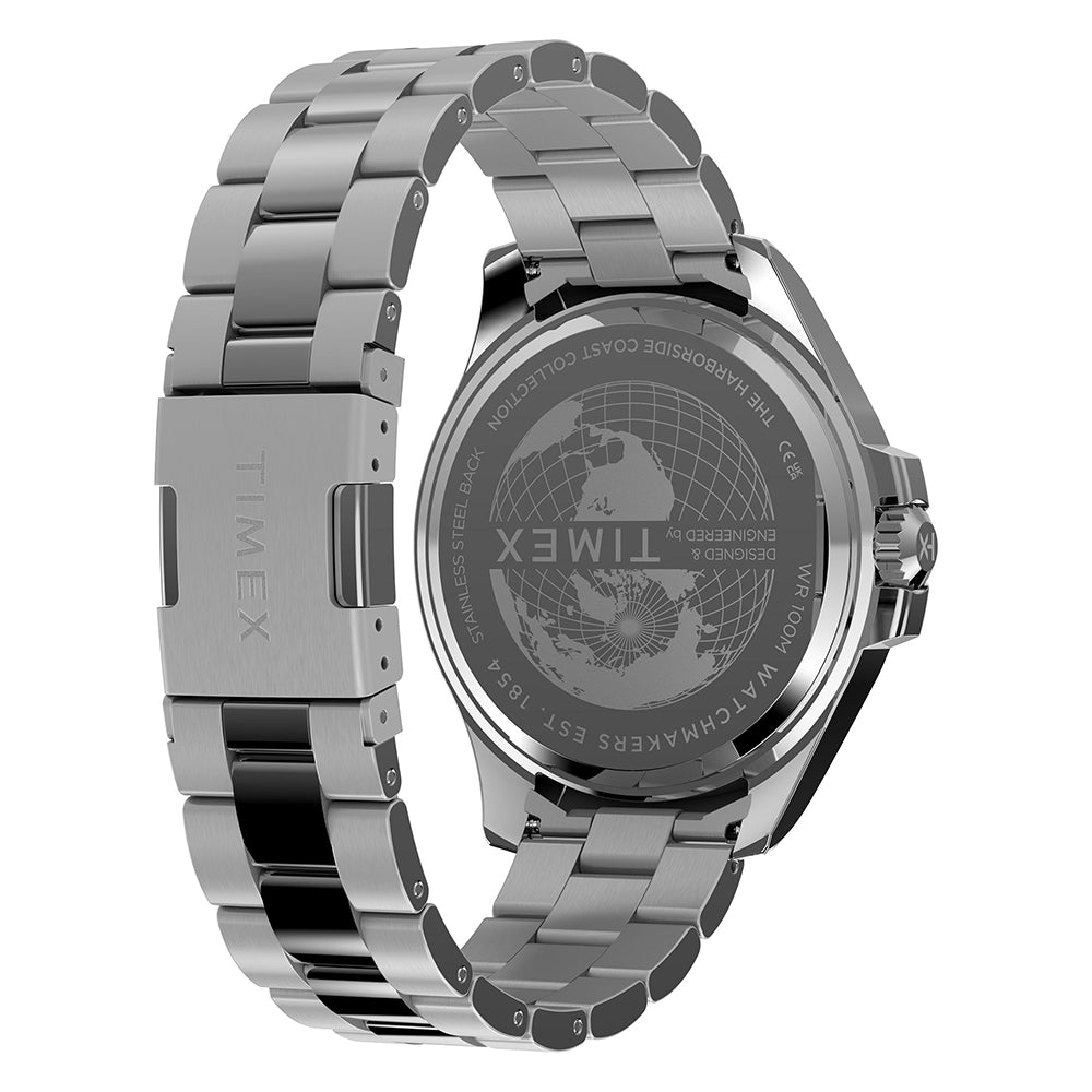 Harborside Coast Multifunction 43mm Stainless Steel Band
