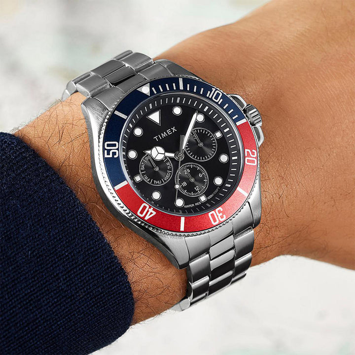 Harborside Coast Multifunction 43mm Stainless Steel Band