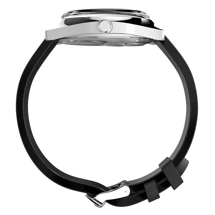 Q Timex Enigma Day-Date 37mm Leather Band