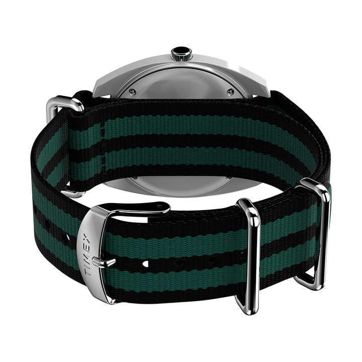 Q Timex Enigma Day-Date 37mm Fabric Band