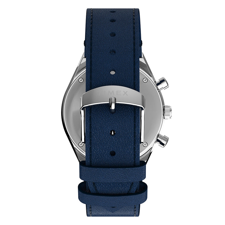 Q Timex Chronograph 40mm Leather Band