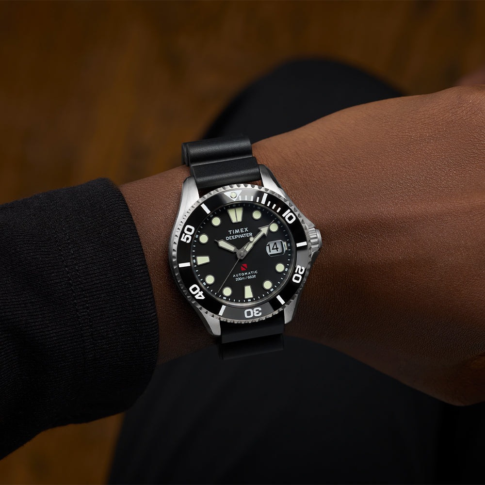 Deepwater Meridian 200 Automatic 43mm Rubber Band