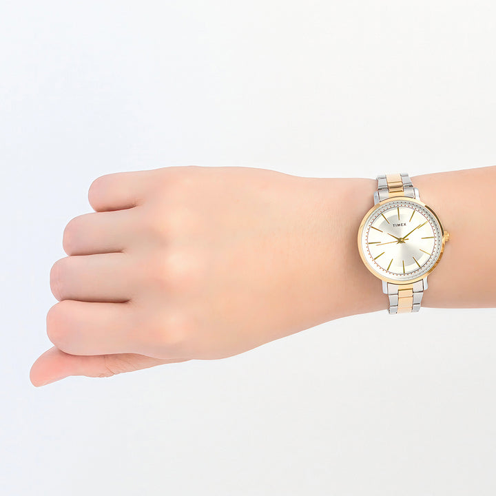 Amity 3-Hand 34mm Stainless Steel Band