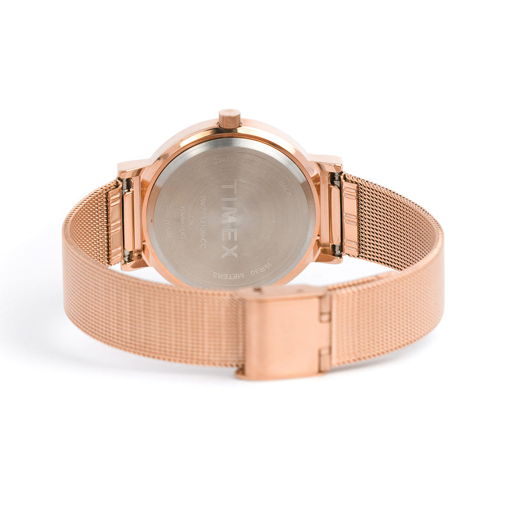 Caroline 3-Hand 34mm Stainless Steel Band