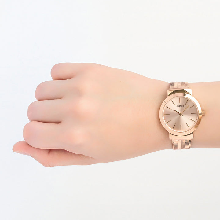 Caroline 3-Hand 34mm Stainless Steel Band