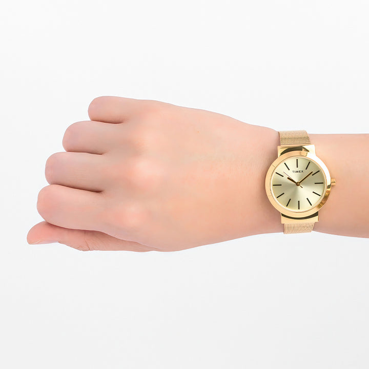 Caroline 3-Hand 34mm Stainless Steel Band