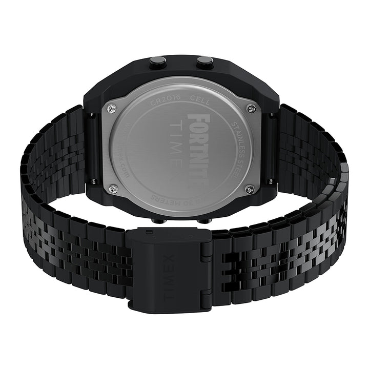 Timex T80 x Fortnite Digital 36mm Stainless Steel Band