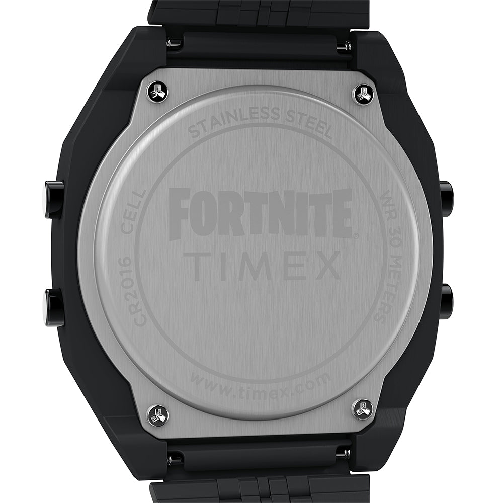 Timex T80 x Fortnite Digital 36mm Stainless Steel Band