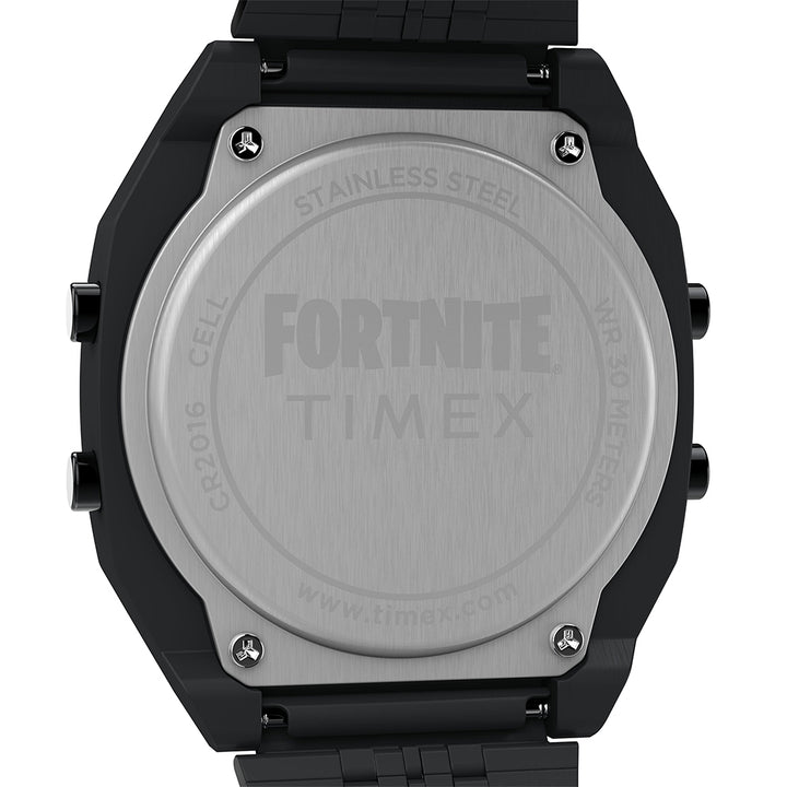 Timex T80 x Fortnite Digital 36mm Stainless Steel Band