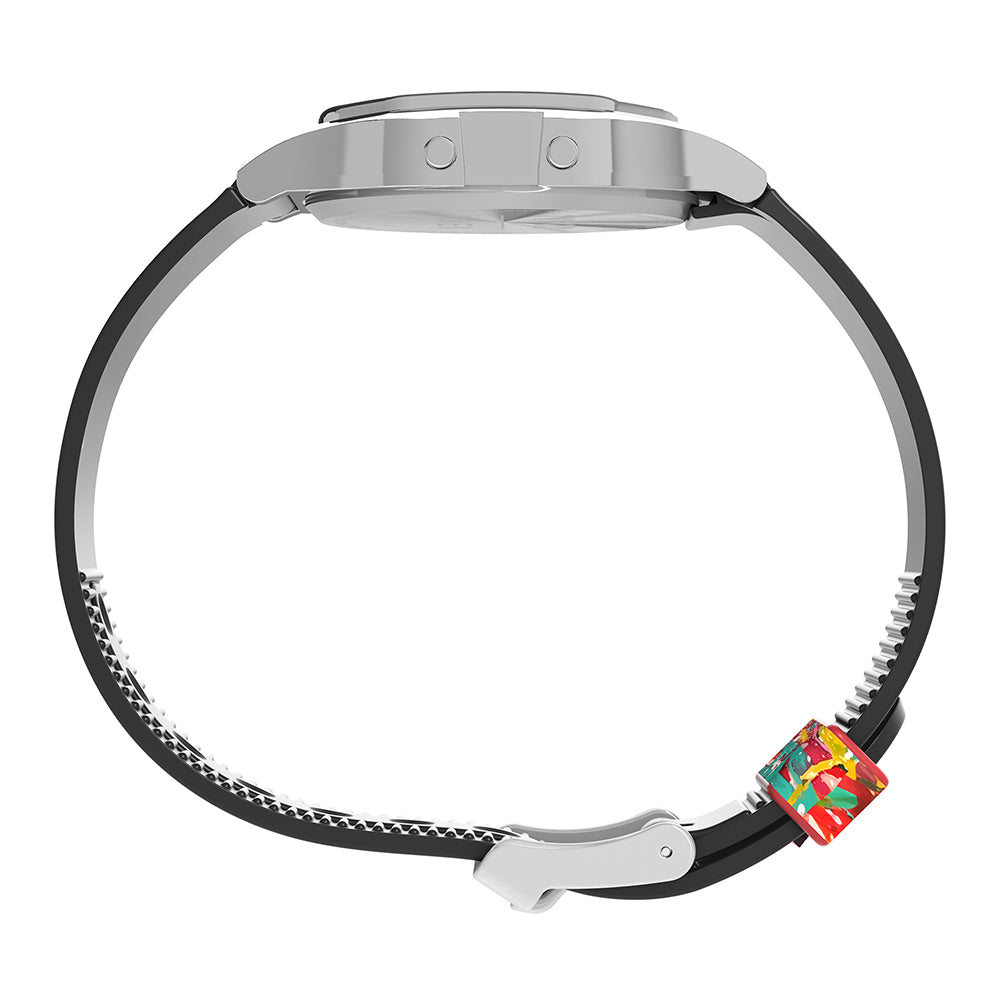 Timex X Tv Boy Digital 34mm Stainless Steel Band