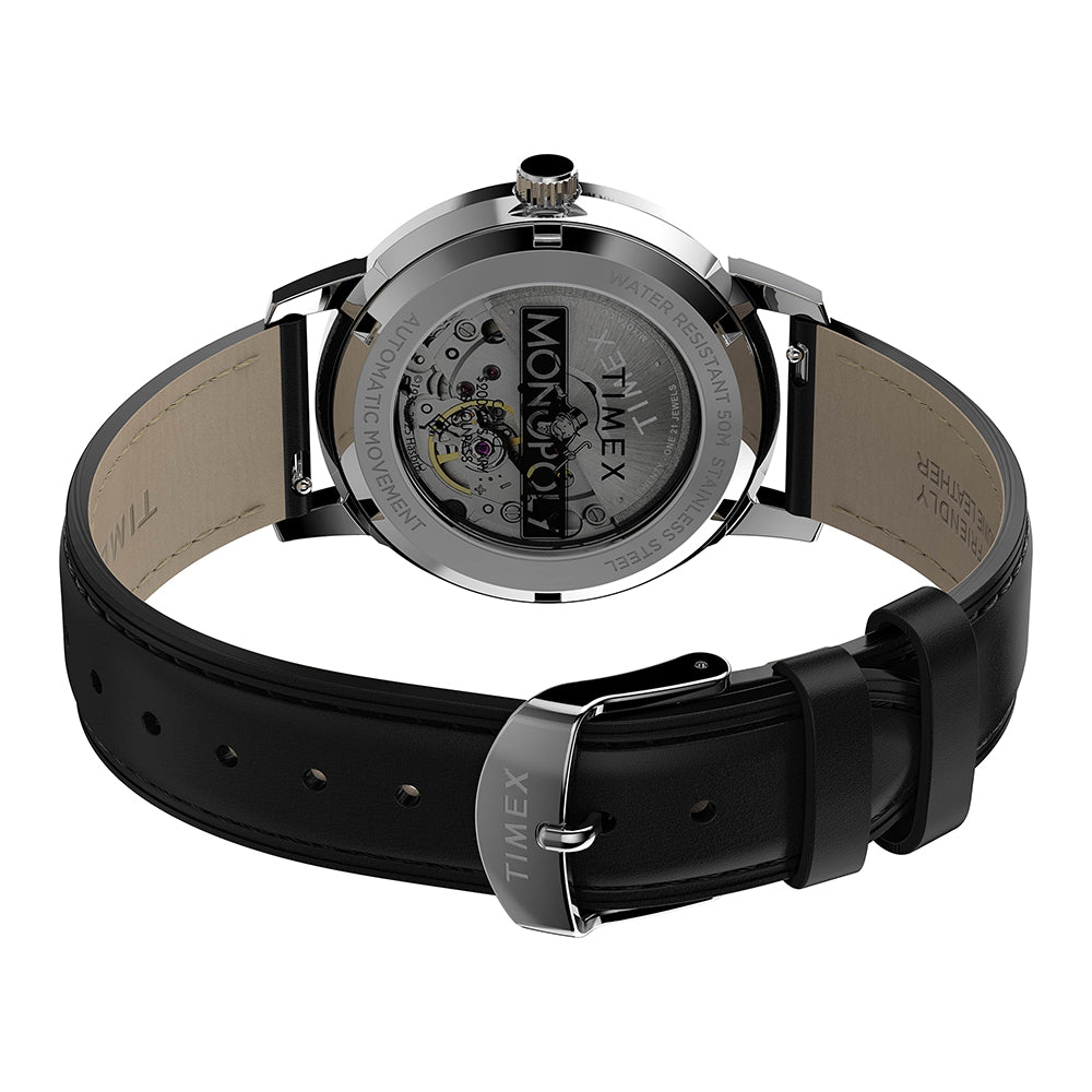Timex Marlin x Monopoly Automatic 38mm Leather Band