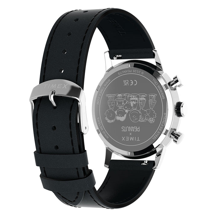 Marlin Quartz x Peanuts Chronograph 40mm Leather Band