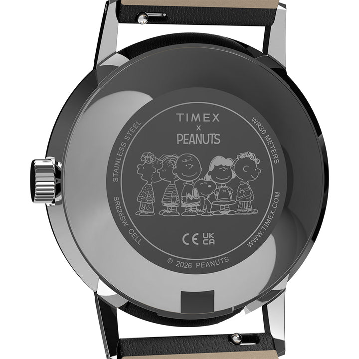 Marlin Quartz x Peanuts 3-Hand 38mm Leather Band