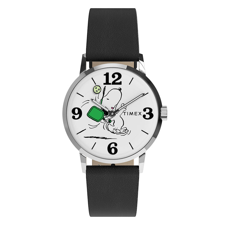 Marlin Quartz x Peanuts 3-Hand 38mm Leather Band
