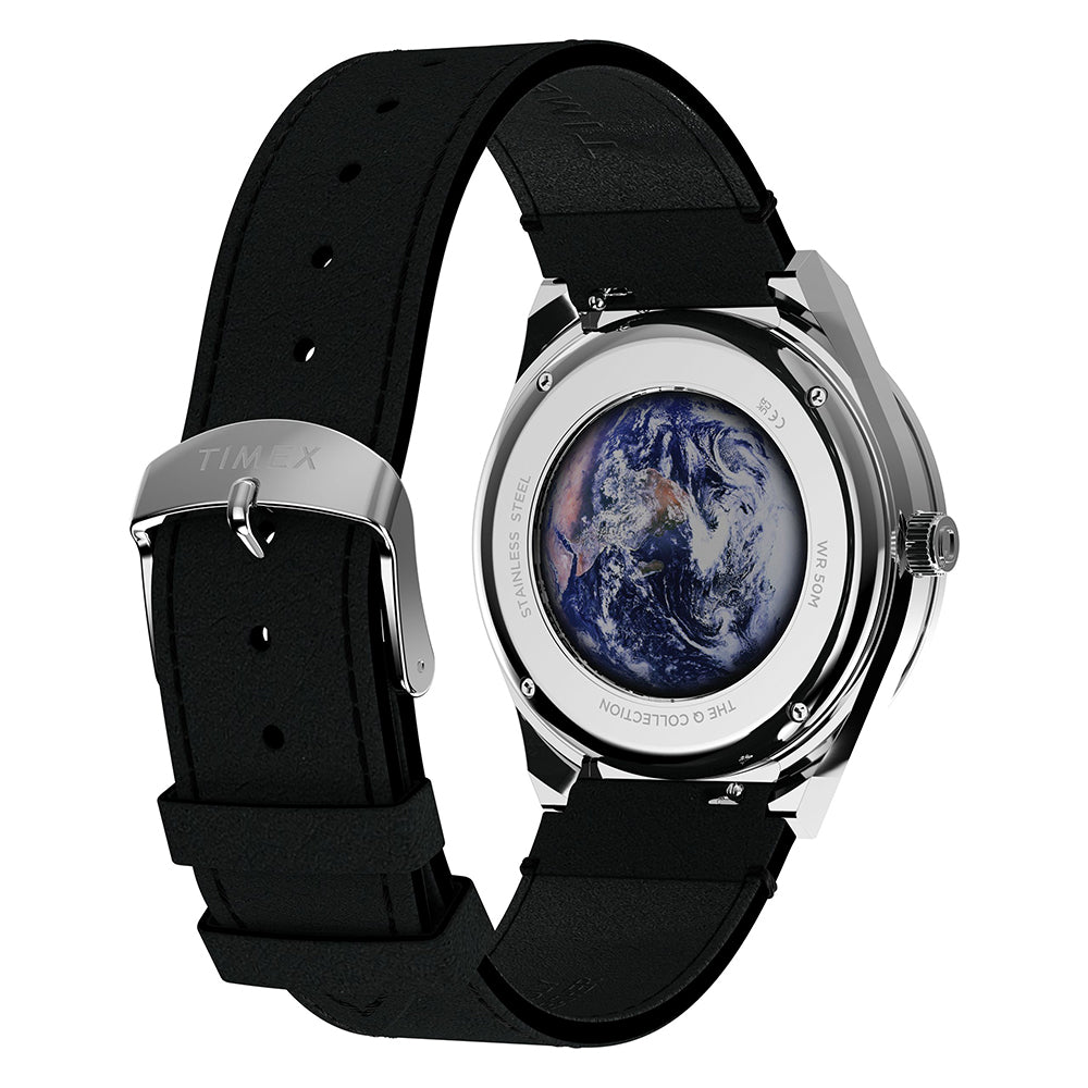 Q Timex x Nasa Multifunction 40mm Leather Band