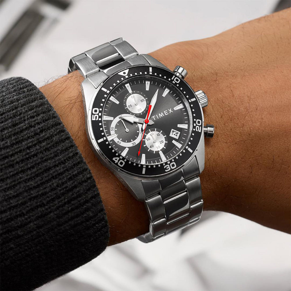 Ridgefield Chronograph 42mm Stainless Steel Band