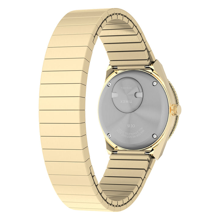 Q Timex Mini 3-Hand 30mm Stainless Steel Band