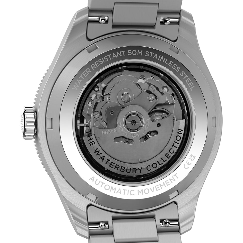 Waterbury Heritage Automatic Gmt 42mm Stainless Steel Band
