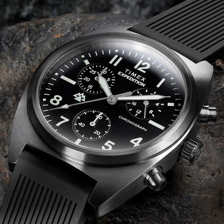 Expedition Capstone Chronograph 41mm Silicone Band