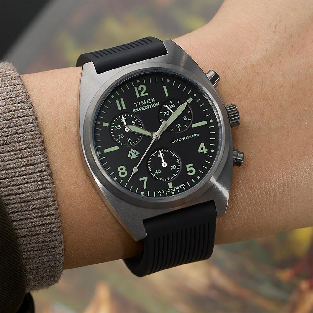 Expedition Capstone Chronograph 41mm Silicone Band