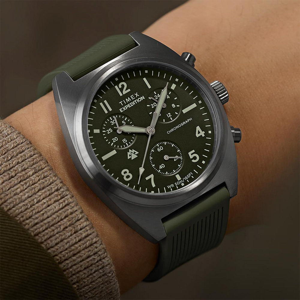 Expedition Capstone Chronograph 41mm Silicone Band