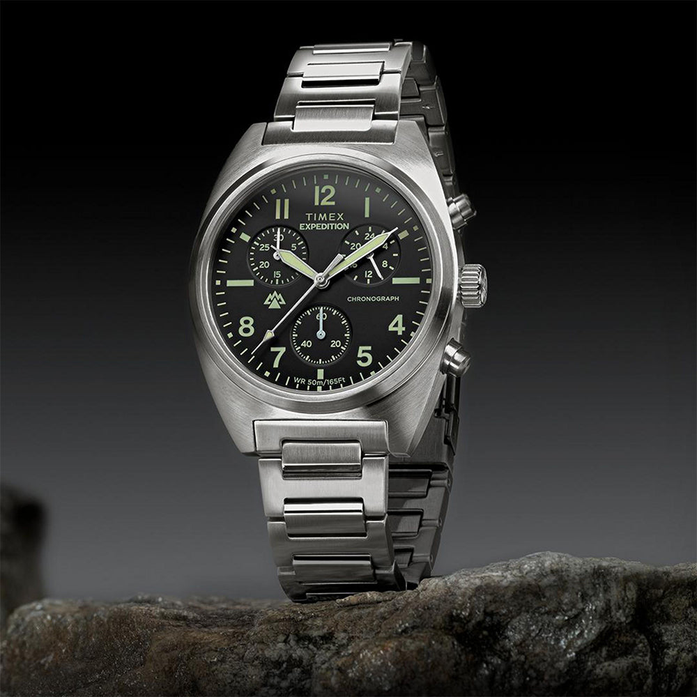 Expedition Capstone Chronograph 41mm Stainless Steel Band