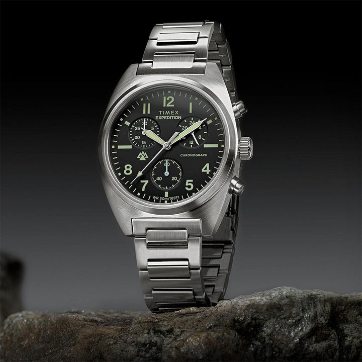 Expedition Capstone Chronograph 41mm Stainless Steel Band