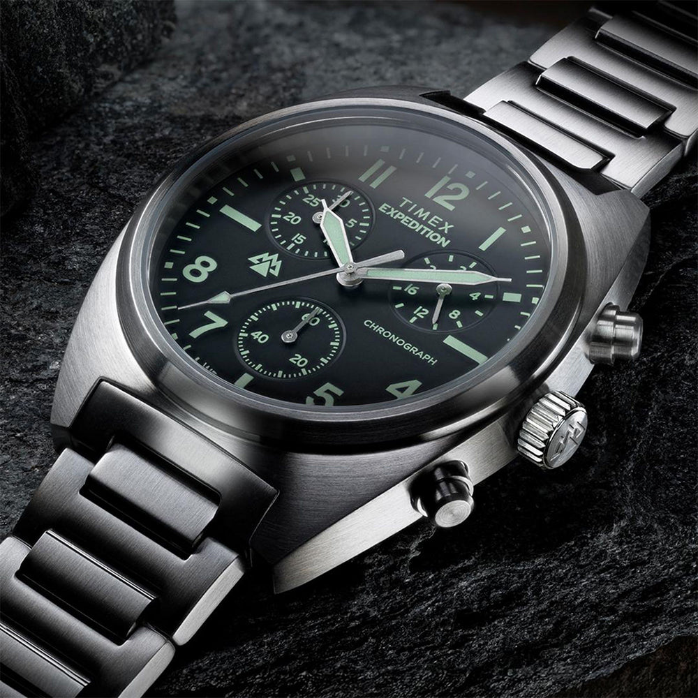 Expedition Capstone Chronograph 41mm Stainless Steel Band