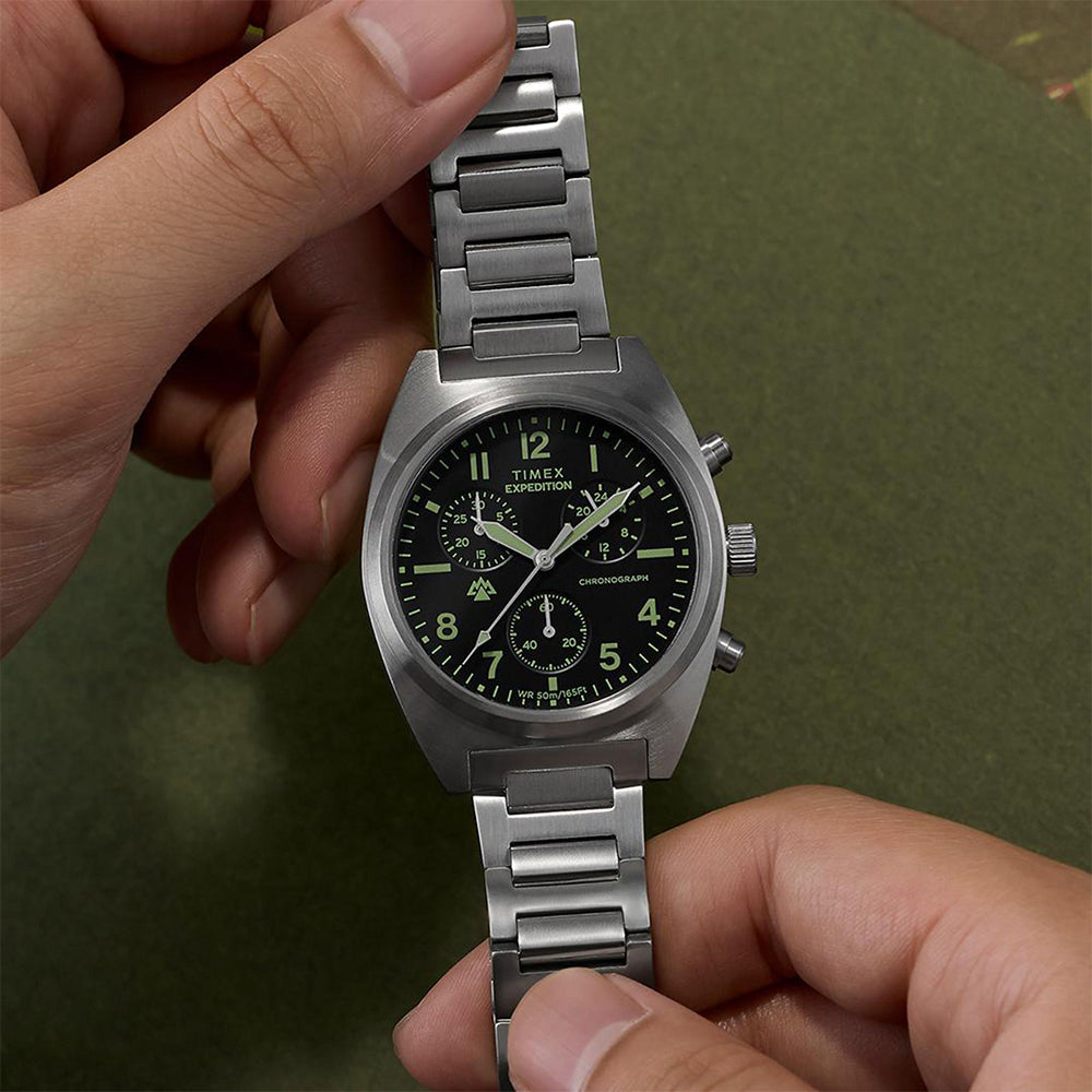 Expedition Capstone Chronograph 41mm Stainless Steel Band