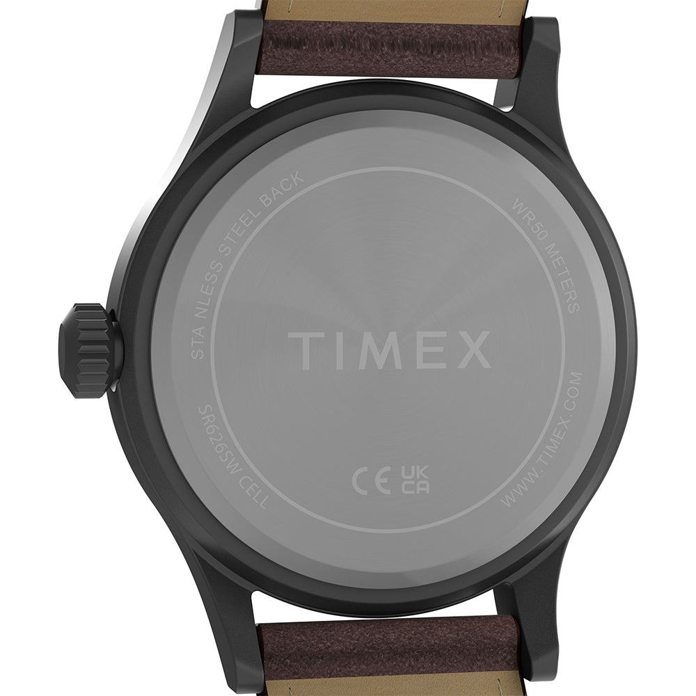 Expedition Scout 3-Hand 40mm Leather Band