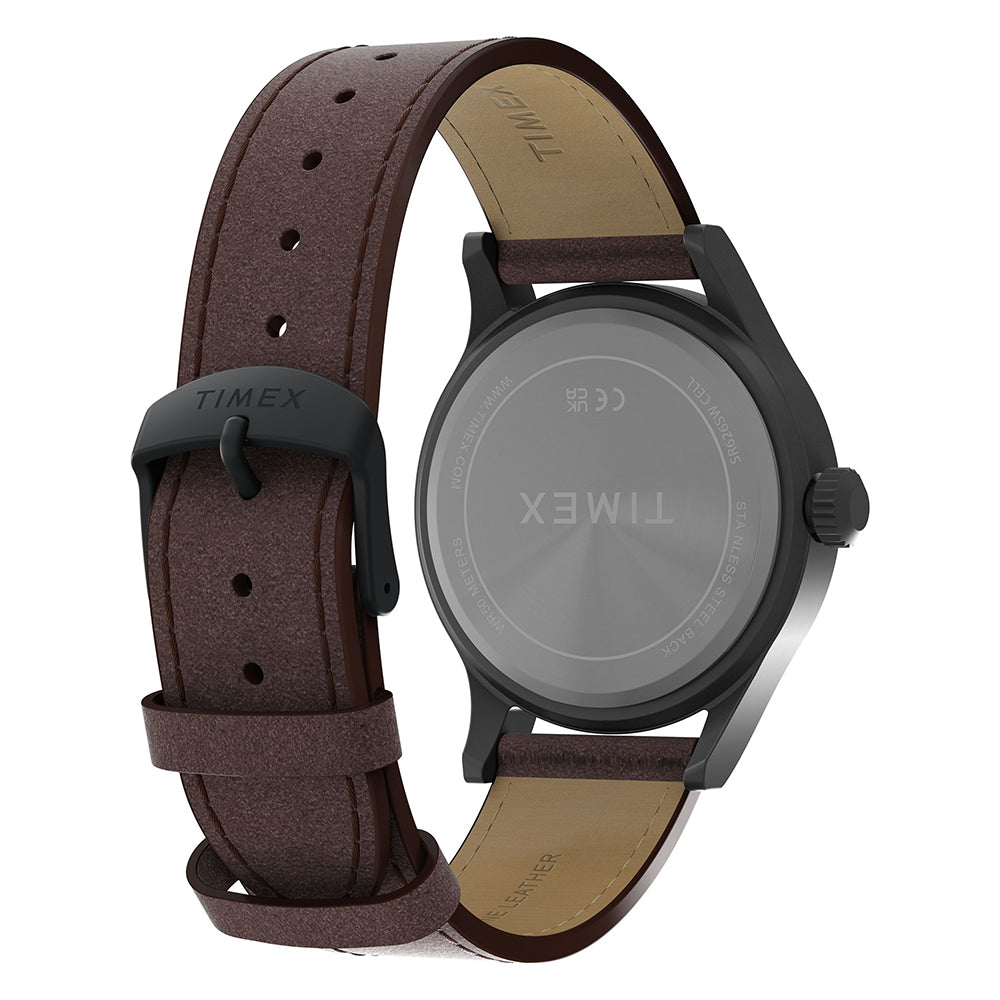 Expedition Scout 3-Hand 40mm Leather Band