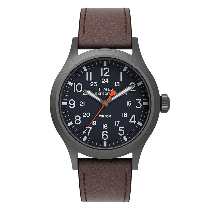 Expedition Scout 3-Hand 40mm Leather Band