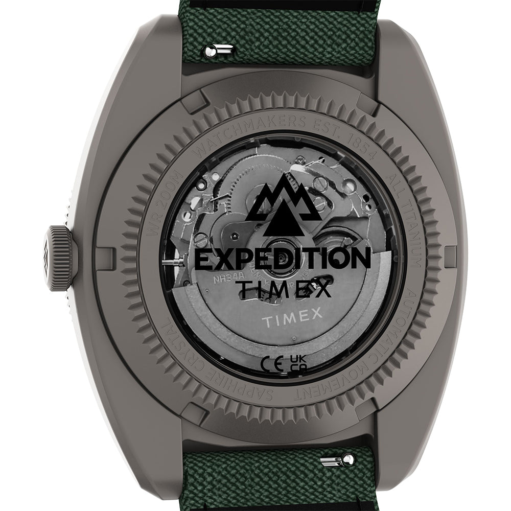 Expedition Pioneer Titanium Automatic Gmt 41mm Fabric Band