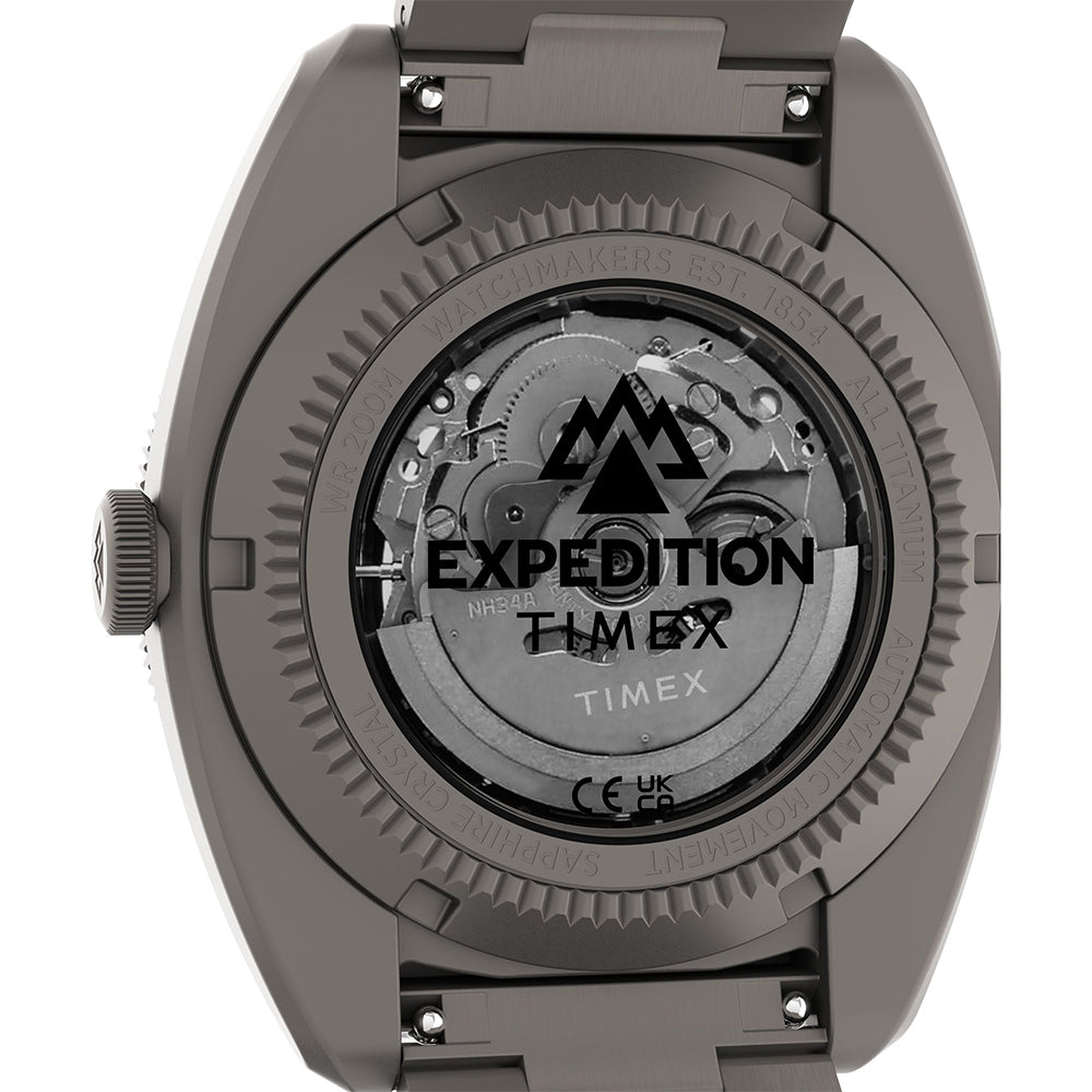 Expedition Pioneer Titanium Automatic Gmt 41mm Titanium Band