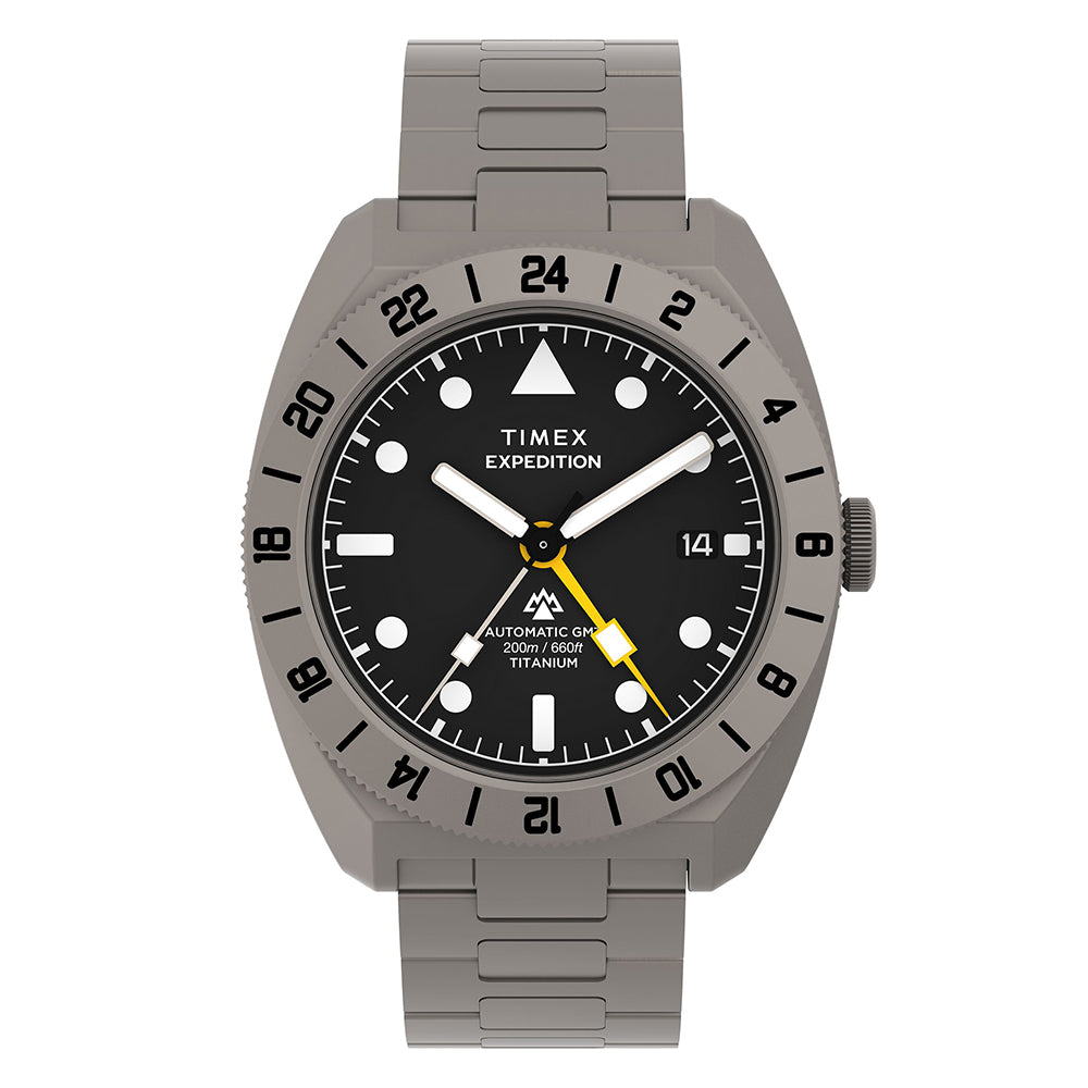 Expedition Pioneer Titanium Automatic Gmt 41mm Titanium Band