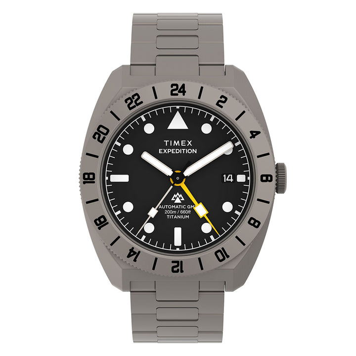 Expedition Pioneer Titanium Automatic Gmt 41mm Titanium Band