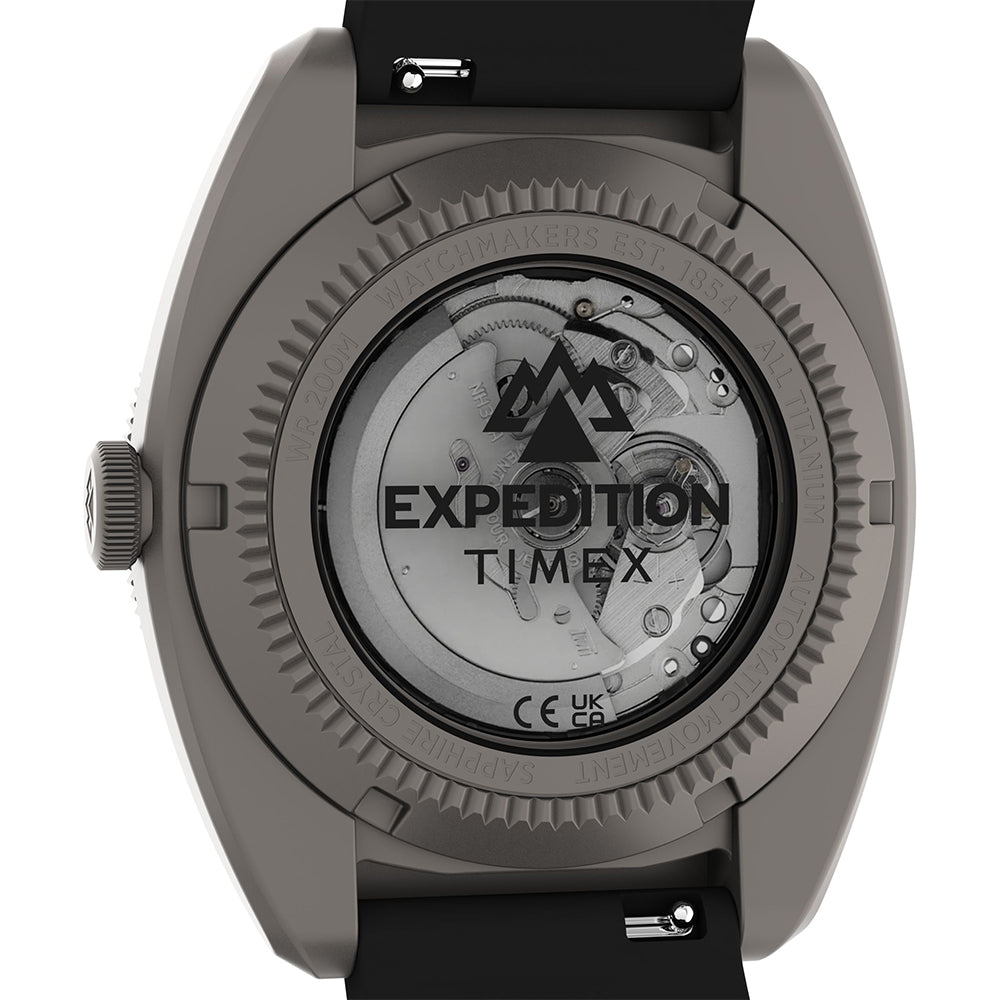 Expedition Pioneer Titanium Automatic 41mm Silicone Band