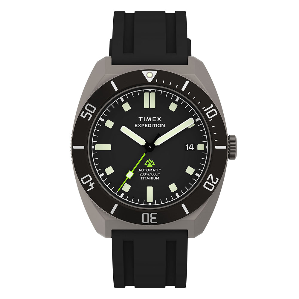 Expedition Pioneer Titanium Automatic 41mm Silicone Band