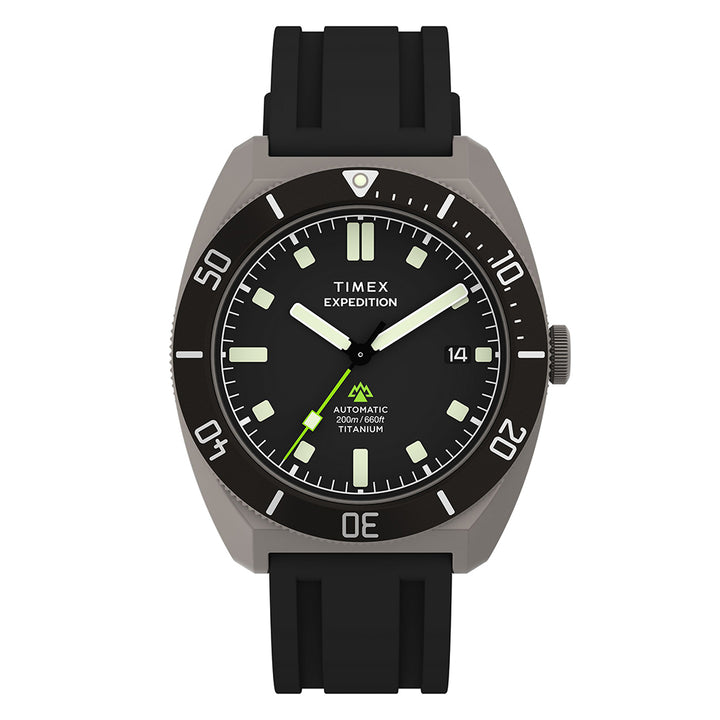 Expedition Pioneer Titanium Automatic 41mm Silicone Band