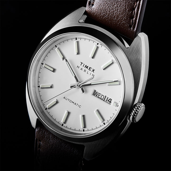 Marlin® Draper Automatic 37mm Leather Band