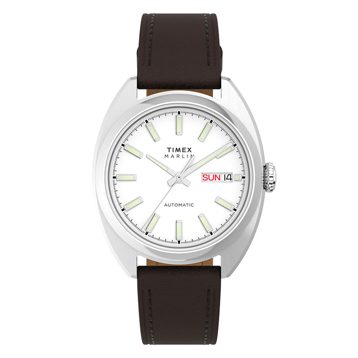 Marlin® Draper Automatic 37mm Leather Band